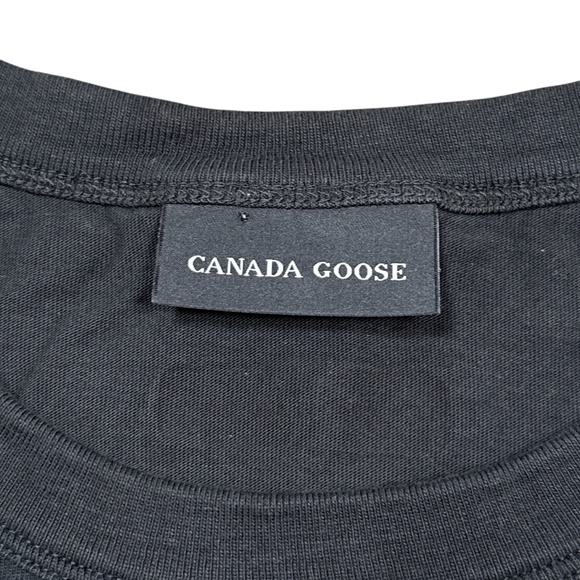 Canada Goose Gladstone Staff Uniform Big Logo Crewneck L/S T Shirt Mens 2XL - Picture 4 of 11